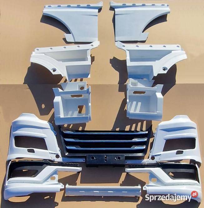 MAN TGX TG3 ZDERZAK PRZÓD KOMPLET GRILL STOPNICE sprzedam
