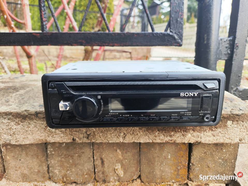 Radio samochodowe 1DIN Sony CDXG1000U Radioodtwarzacze Niegowonice