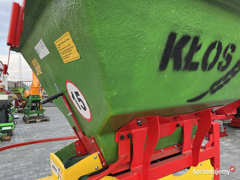 Rozsiewacz na taśmę 300 400 600 800 lejek KŁOS Szydłowiec