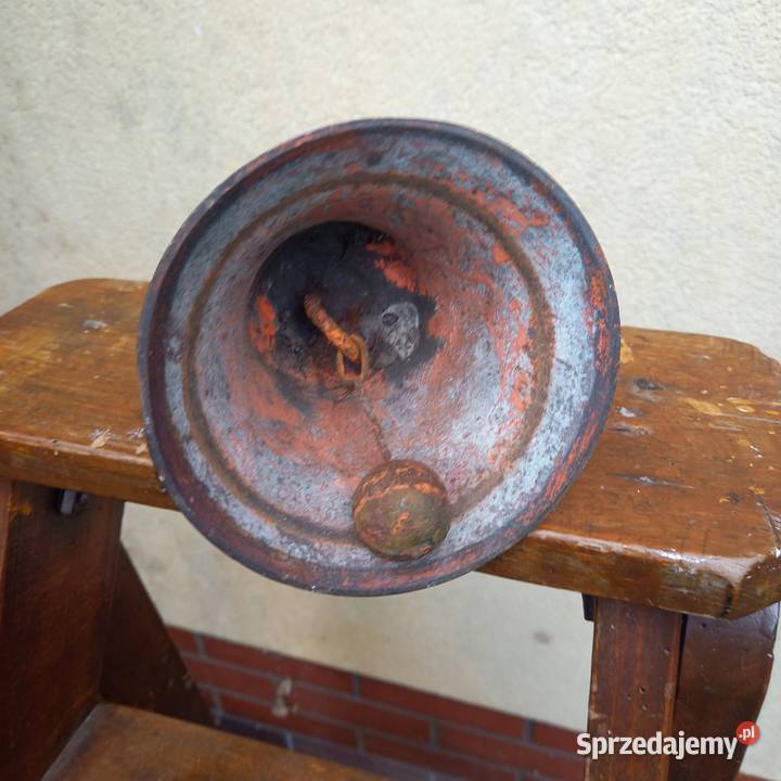 Duży stary dzwonek sklepowy z brązu Warszawa