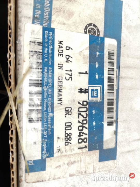 TARCZA SPRZĘGŁA OPEL ASCONA KADETT 16D ORYGINAŁ