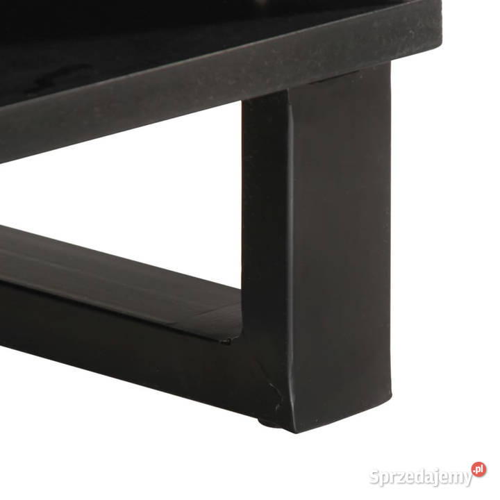 Stolik kawowy biały 80x51x40 lite drewno mango mazowieckie