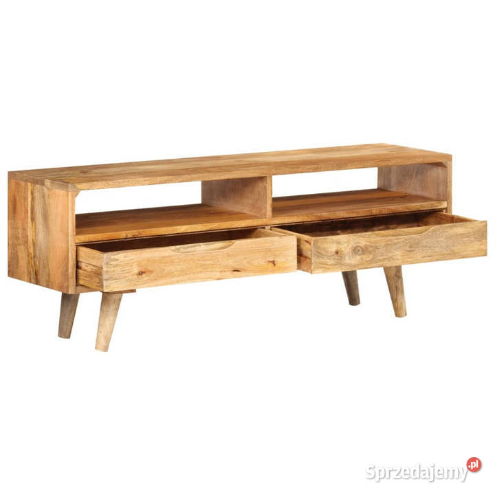 Szafka pod telewizor 140x30x41 lite drewno mango RTV Warszawa