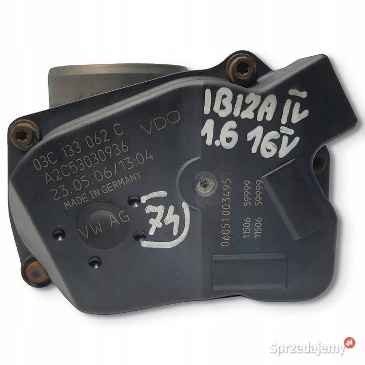 PRZEPUSTNICA Seat Ibiza IV 14 16V 03C133062C Chełm