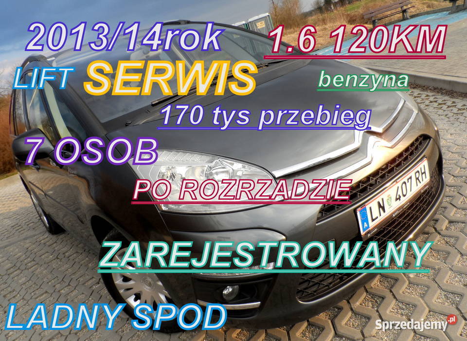 Citroen C4 Grand Picasso c4 grand Picasso 16 VTI Bochnia