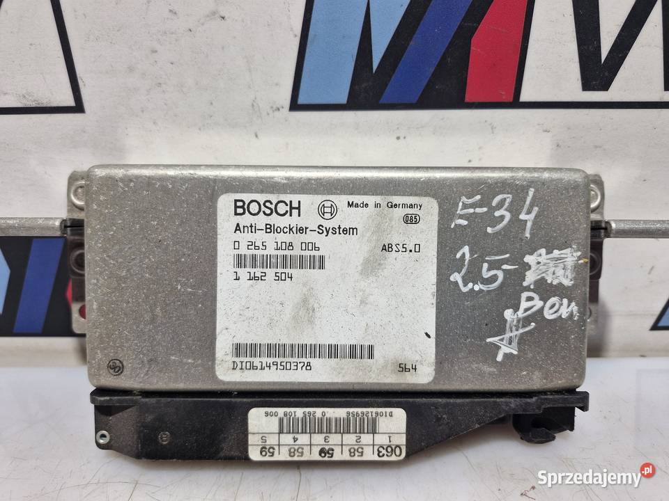 BMW E34 MODUŁ STEROWNIK KOMPUTER ABS 1162504