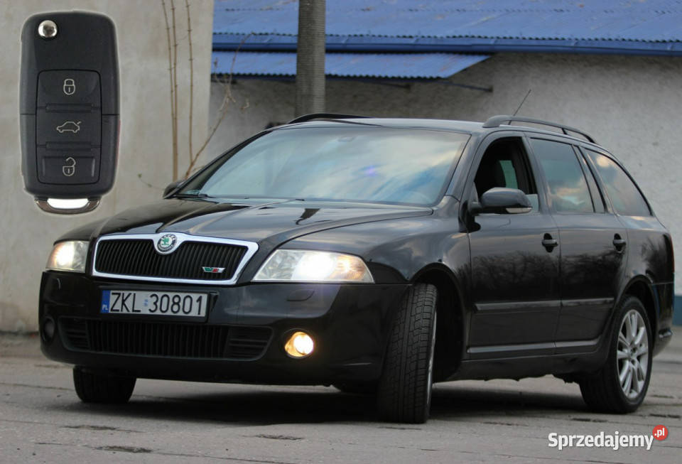 koda Octavia 2007r 20 TDI RS 170 Skóry ALUSY Hak opolskie Nysa