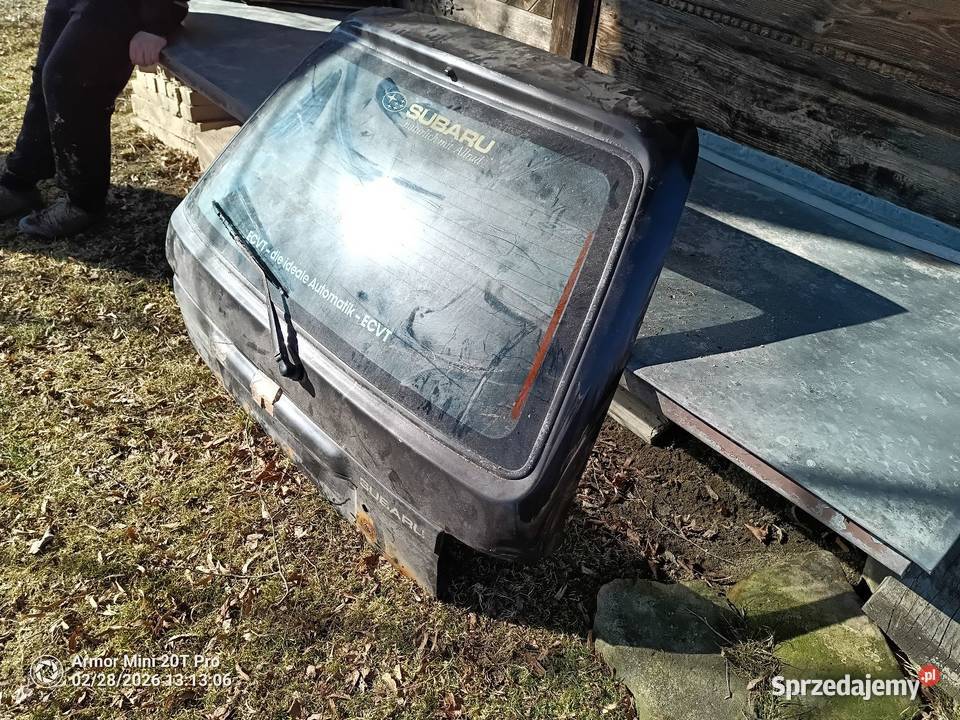 Subaru Justy 1 1992 klapa bagażnika Kościelisko