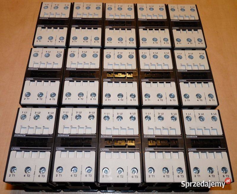 STYCZNIK SCHRACK 3P 22kW 50A AC3 CEWKA 230V AC Łódź sprzedam