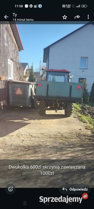 Sprzedam skrzynie zawieszaną do ciągnika Dobrowoda