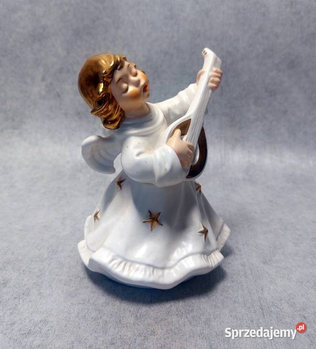 GOEBEL Aniołek z mandoliną Weihnacht W Germany Świnoujście
