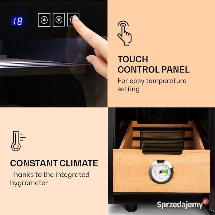Nowa Lodówka Chłodziarka Humidor na Cygara Nowe Bielice