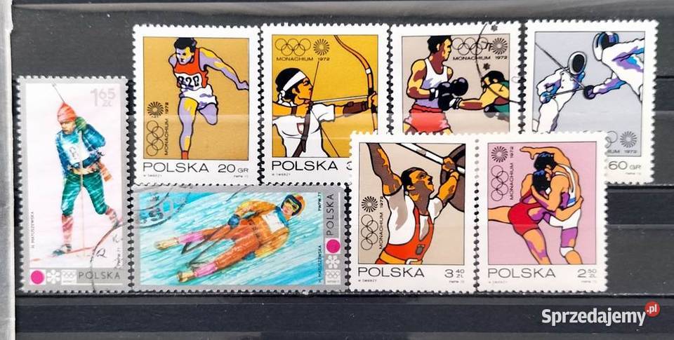 L Znaczki polskie 1972 kwartał I i II
