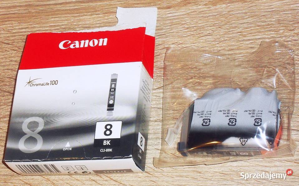Tusz czarny Canon CLI8BK 0620b001 do drukarki Drukarki i skanery