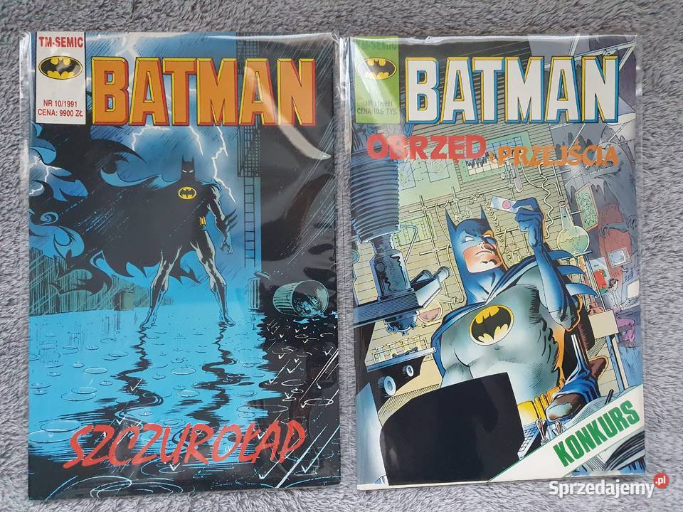 Batman zestaw 11 komiksów TM Semic rocznik 1991