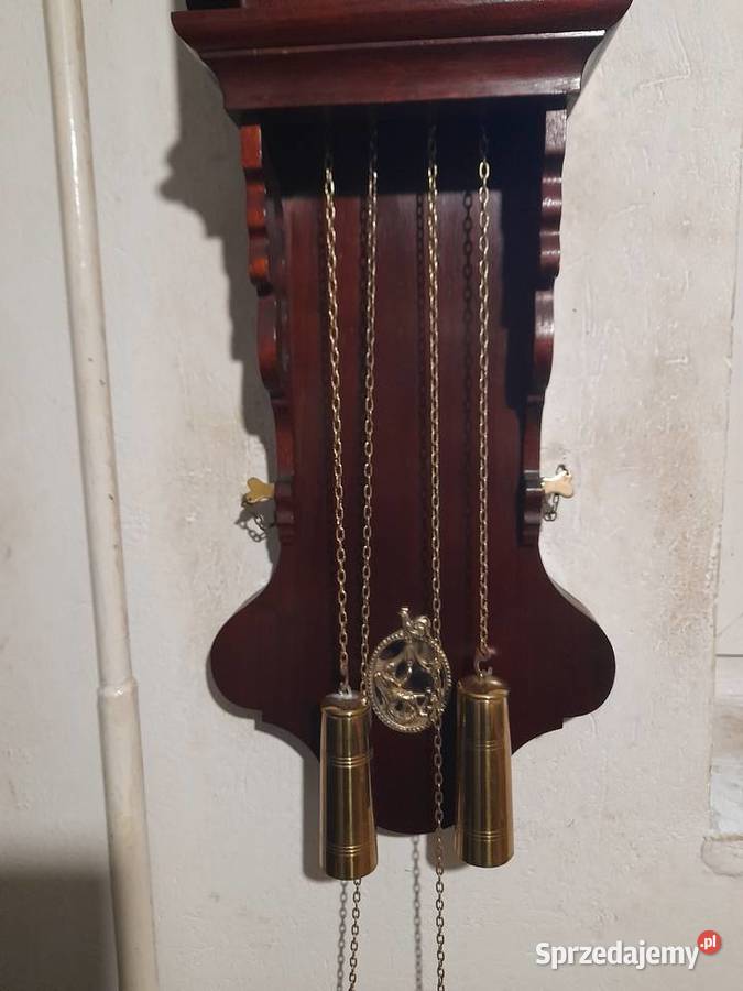 Wiszący zegar ścienny holenderski duży Rzeszów