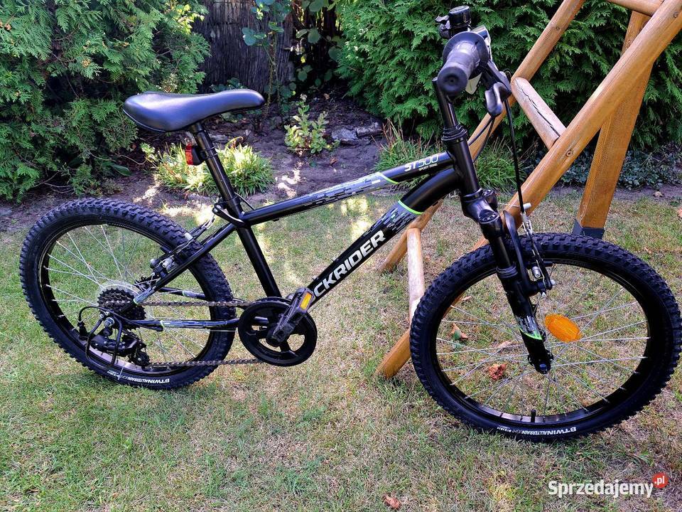 Rower dziecięcy Decathlon 20 czarny