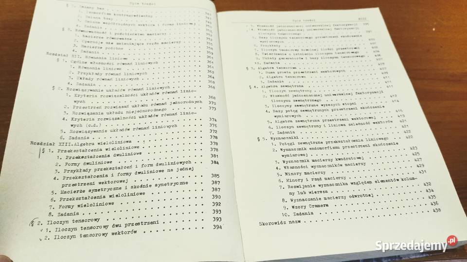 Algebra wyższa Zdzisław Opial 1975 TWARDA Gdańsk
