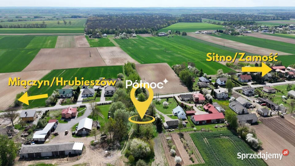 Działka 025 ha z mediamicisza zieleń potencjał Sprzedaż