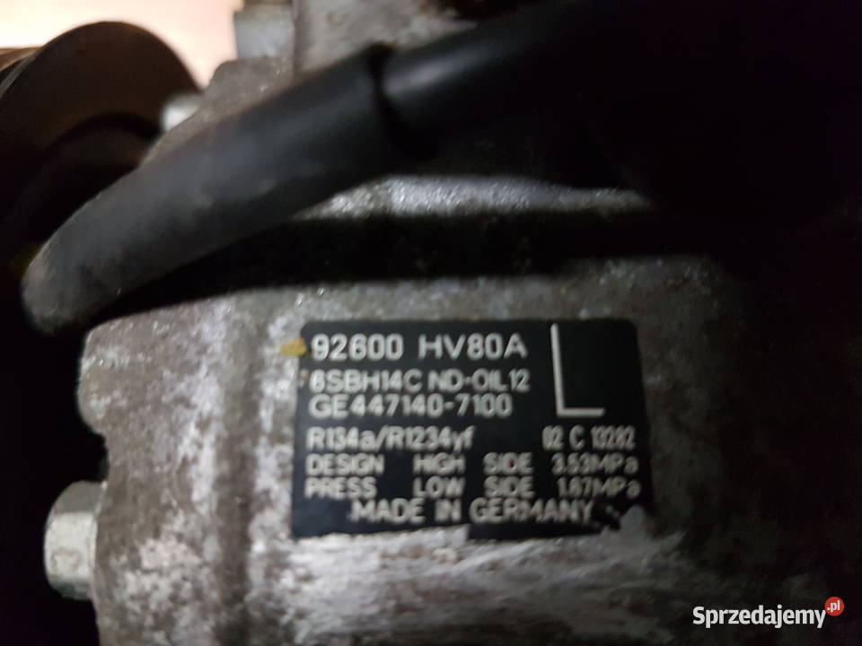 NISSAN QASHQAI J11 13 DIG KOMPRESOR KLIMATYZACJI Turkowice sprzedam