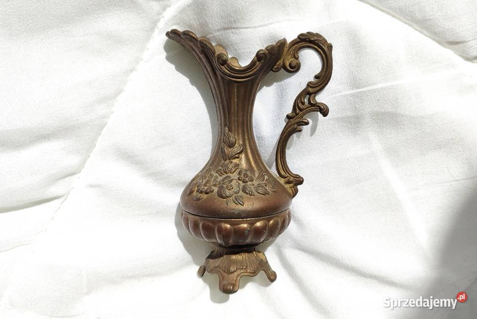 Dzbanek ozdobny mosiężny amfora Gdańsk sprzedam