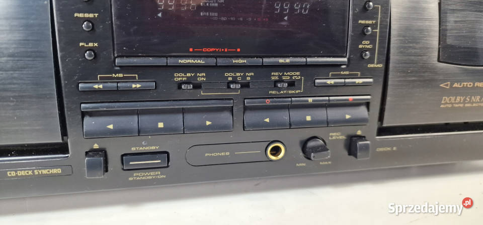 Magnetofon Cassette Deck Pioneer CTW603RS CT Międzychód
