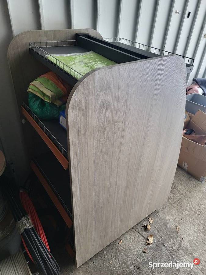 Regał sklepowy ekspozycyjny z półkami solidny Ruda Śląska