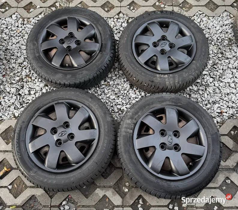 Felgi Hyundai 4x100 Opony zima 1657014 i10 Kia Krępiec