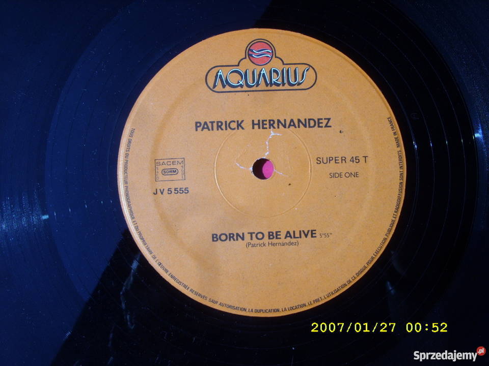 Singiel 12 Soul PATRICK HERNANDEZBORN TO BE dolnośląskie Wołów sprzedam