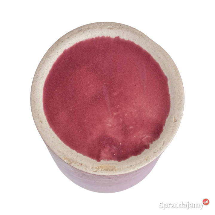 Bordowy ceramiczny wazon MF Design Niemcy lata Porcelana i szkło Porcelana i szkło Warszawa