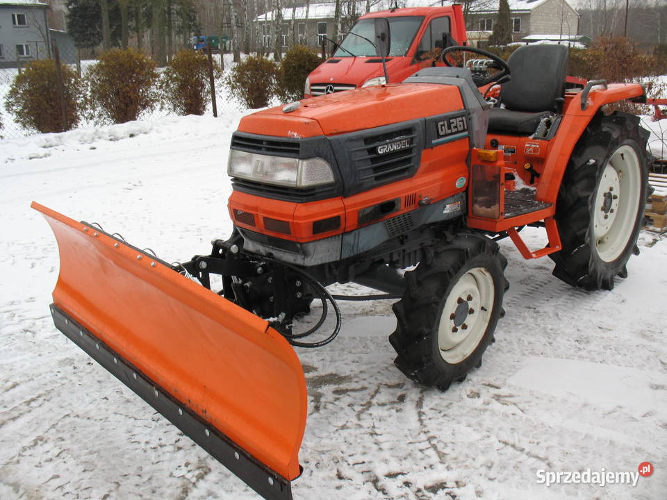 Kubota gl pług do śniegu pod piaskarkosolarkę mazowieckie sprzedam