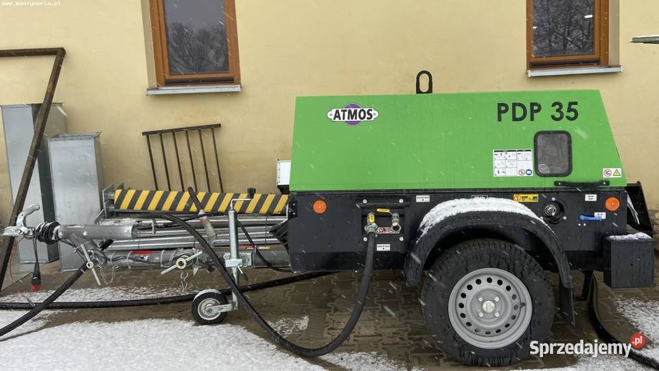 Przewoźna sprężarka śrubowa ATMOS PDS PDP 35 sprzedam