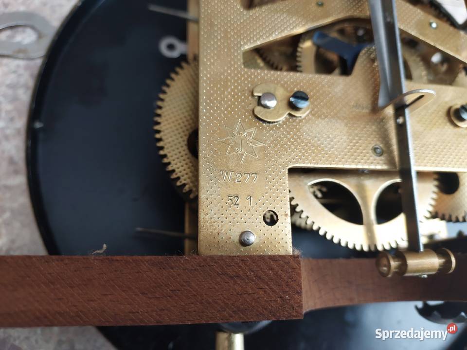 Stary zegar ścienny Junghans 1952r sprawny film Tczew