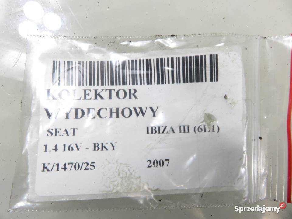 KOLEKTOR WYDECHOWY SEAT IBIZA III 14 16V sprzedam