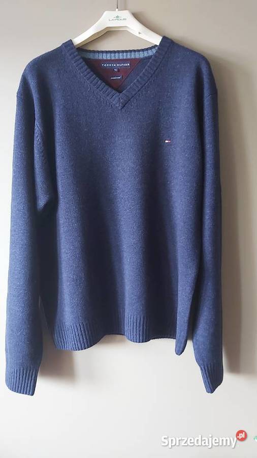 Tommy Hilfiger sweter XXL 100 lambs wool męski lubelskie Lublin