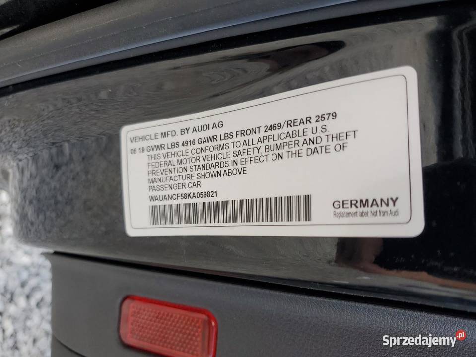 2019 AUDI A5 PREMIUM Częstochowa