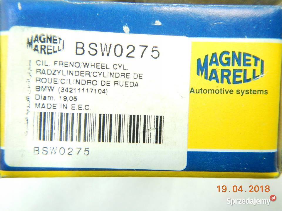 Cylinderek hamulcowy tył LP BMW 3 1624D 0675