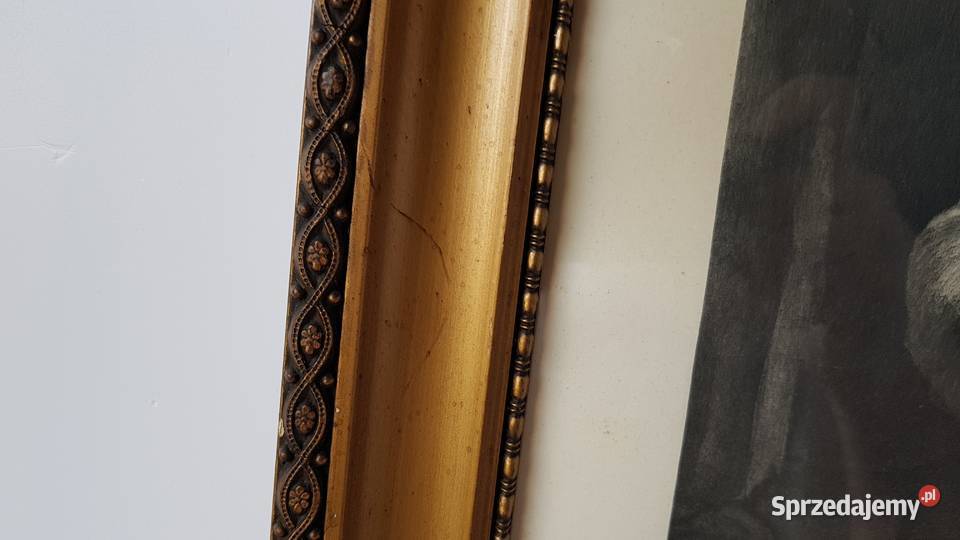 Stara grafika Paderewski i Dmowski Traktat Dąbrowa Górnicza