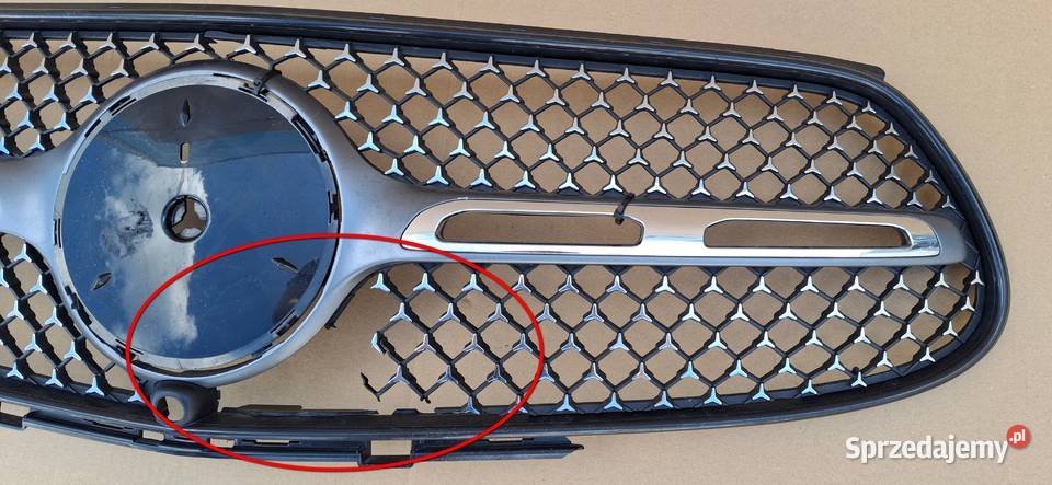 MERCEDES GLC X254 W254 GRILL ATRAPA CHROM Bieleń