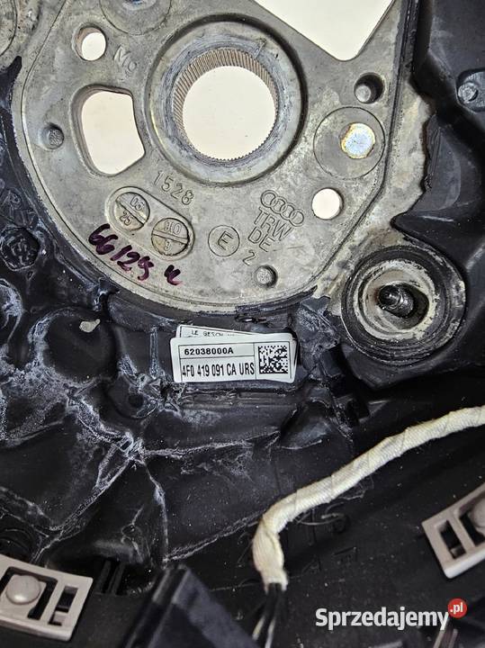 KIEROWNICA SKÓRA SLINE ŁOPATKI AUDI A6 C6 Q7 4L Przystajń sprzedam
