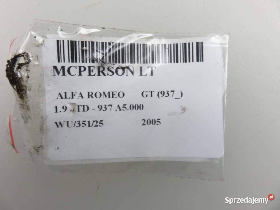 AMORTYZATOR TYLNY ALFA ROMEO GT 19 JTD JGM869T osobowe