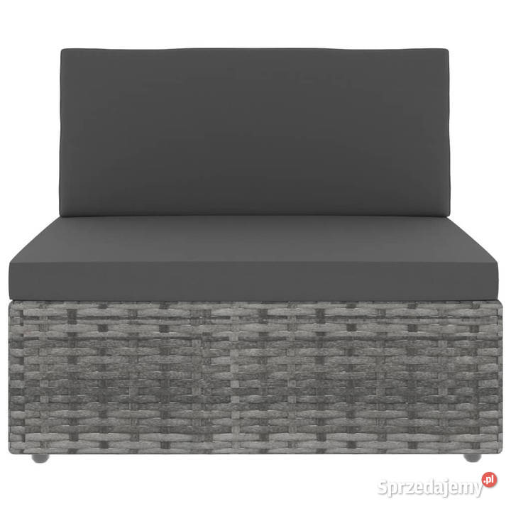 Sofa modułowa 2osobowa rattan PE szara WM49523 Warszawa sprzedam