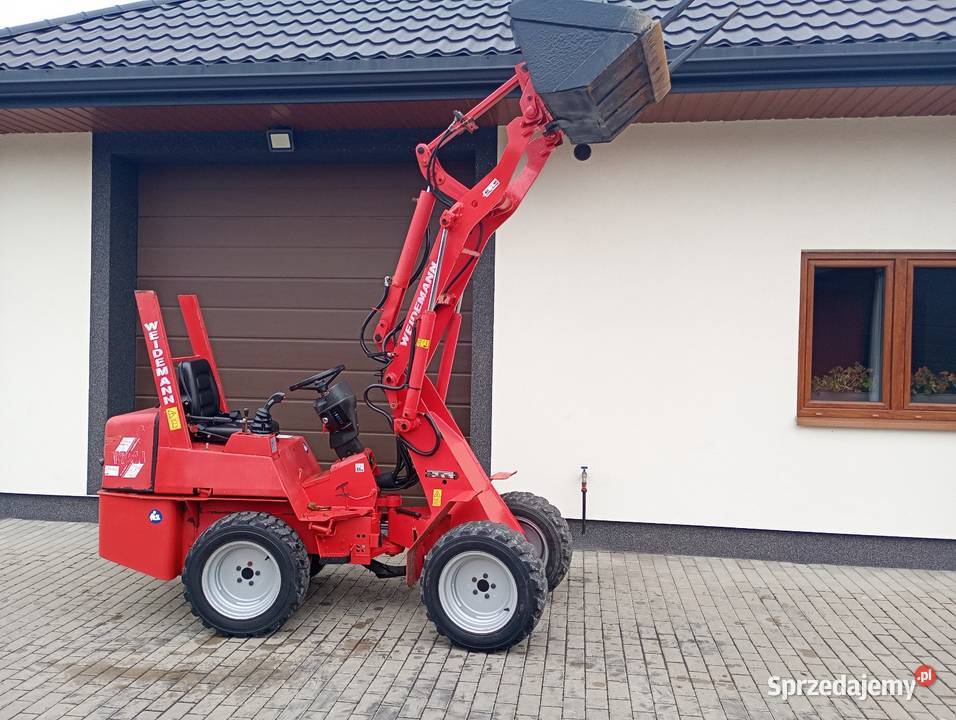 Ładowarka Weidemann 1240szufla widły paletowe Bychawa