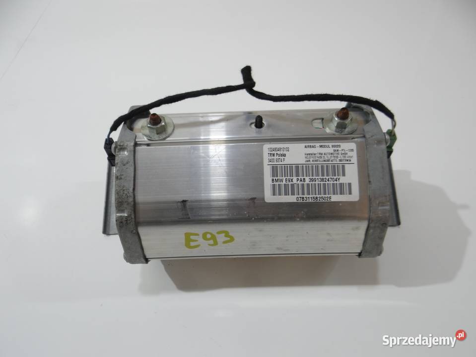 PODUSZKA POWIETRZNA PASAŻERA BMW E93 9138247 Strzyżewice sprzedam