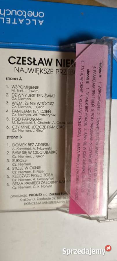 Czesław Niemen Największe Przeboje 1991 kaseta Gliwice