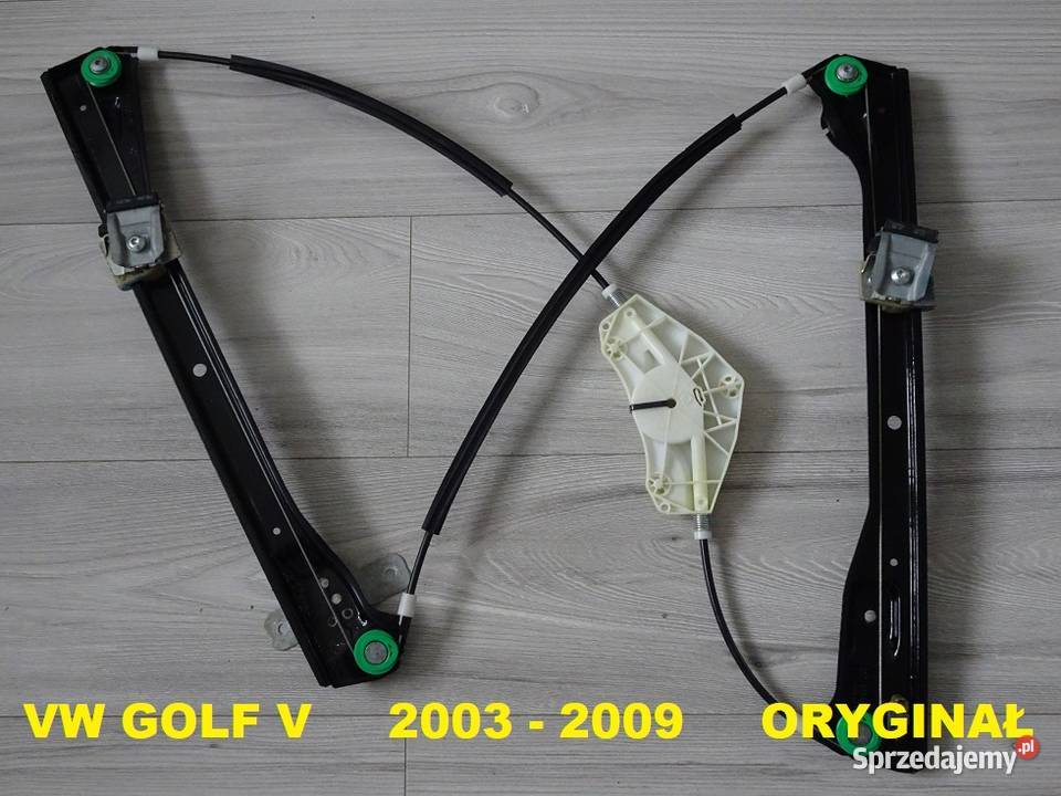 VW Golf V 5 5d Podnośnik Szyby Przód Prawy wyposażenie elektryczne wielkopolskie Poznań sprzedam