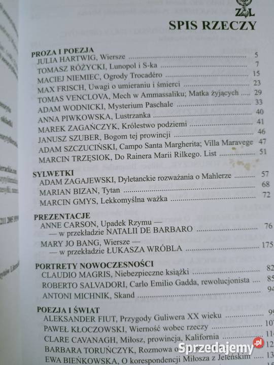Zeszyty literackie księgarnia antykwariat Bródno Warszawa