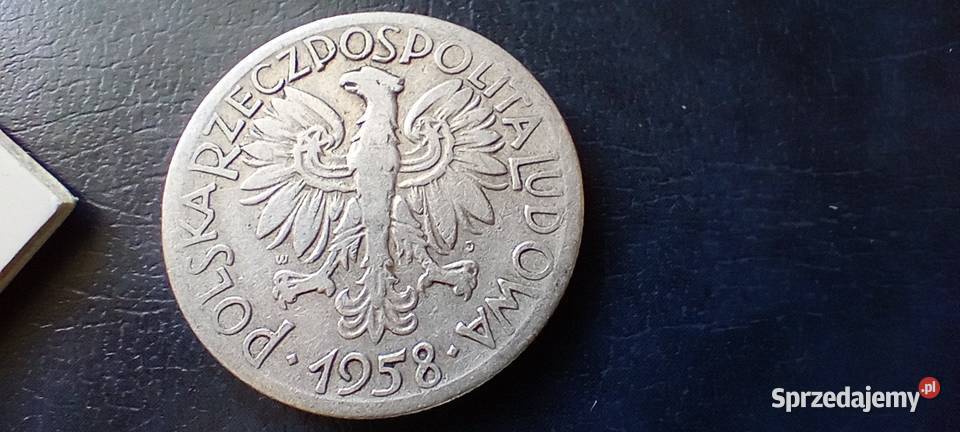 Stare monety 5 złotych 1958 PRL Polska Lesko sprzedam