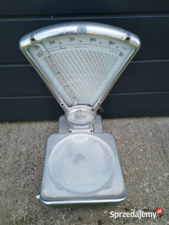 Aluminiowa Waga BIZERBA vintage Aleksandrów Łódzki