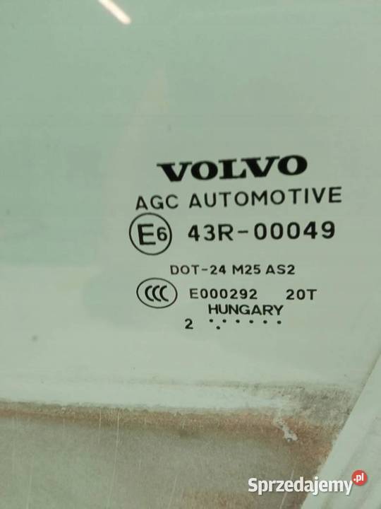 SZYBA DRZWI LEWY PRZÓD 12R HB 5D Volvo V40 II świętokrzyskie